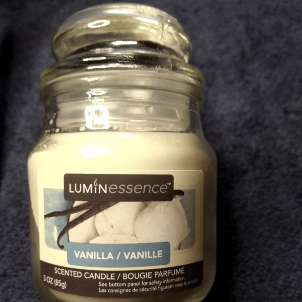 Wonderful smelling vanilla scented candle